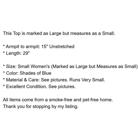 Alberto Makali Top Womens Small Blue Crinkle Fabric Stretch Blouse Sleeveless - Picture 4 of 12